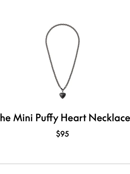 Roxanne Assoulin Other - NWOT Roxanne Assoulin The Mini Puffy Heart Necklace